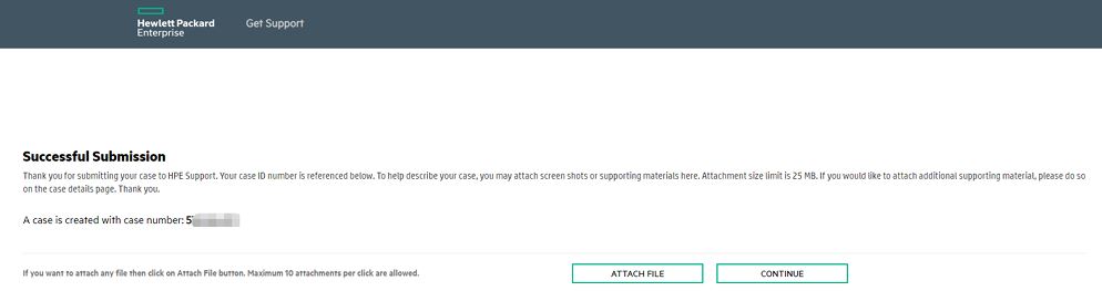 提交成功及Case编号